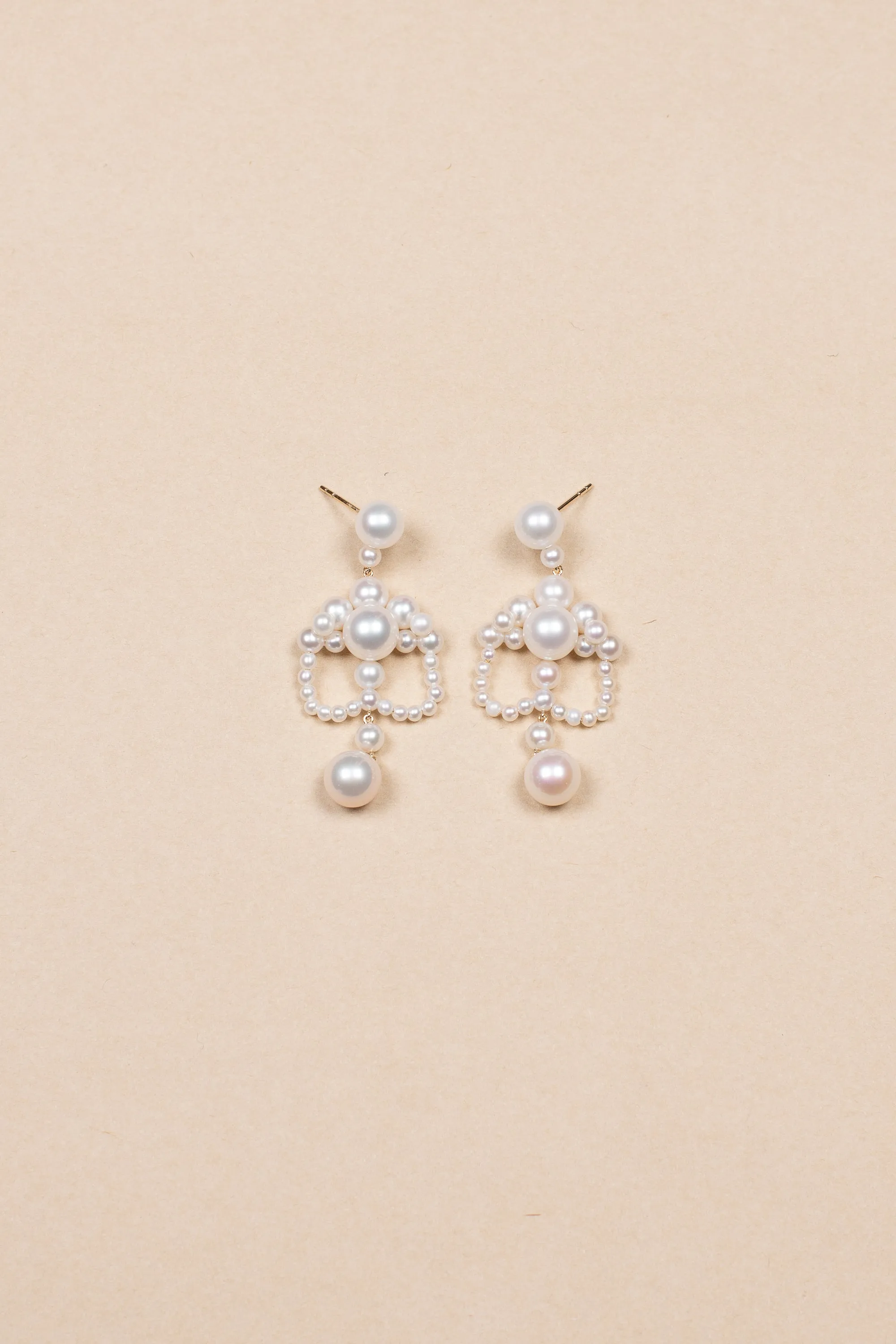 Grand Chateau de Perles Earrings