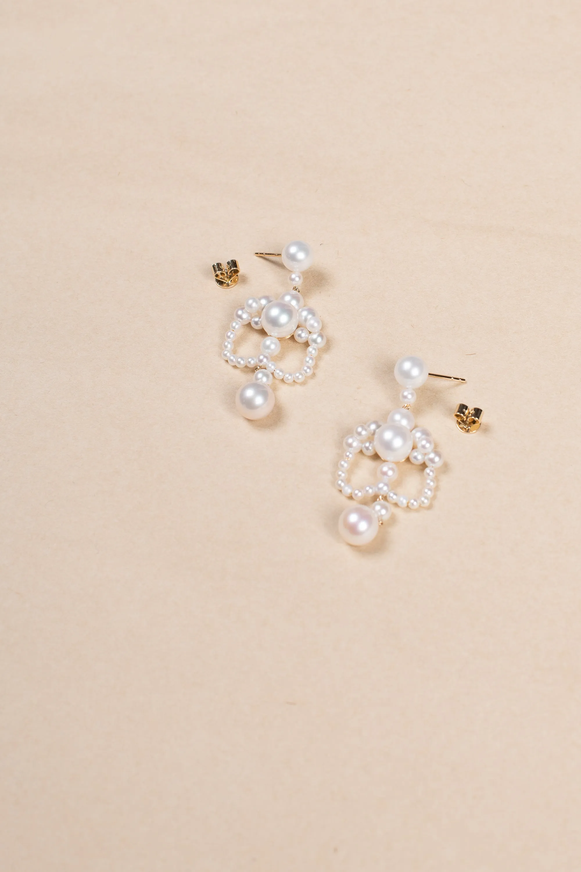 Grand Chateau de Perles Earrings