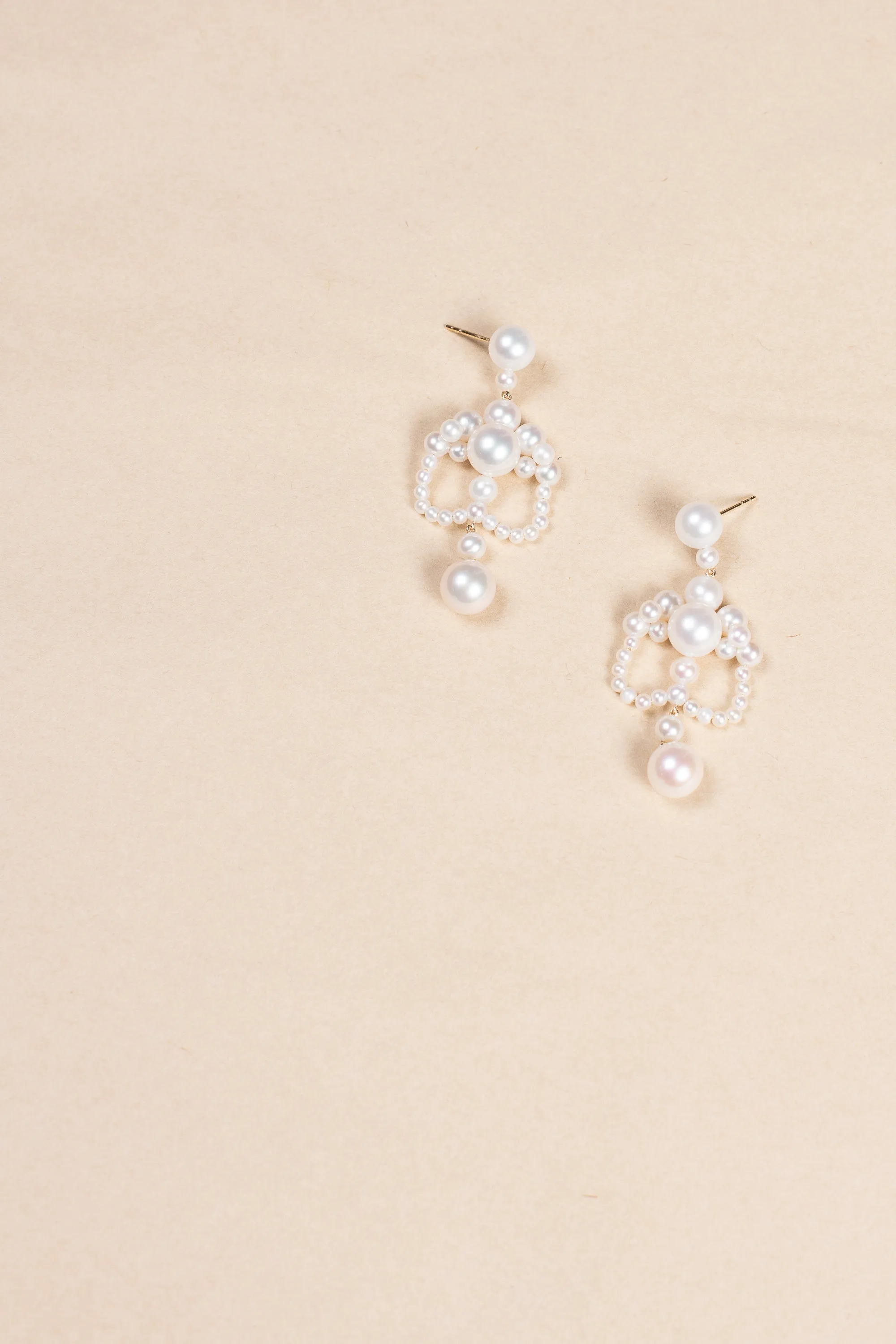 Grand Chateau de Perles Earrings