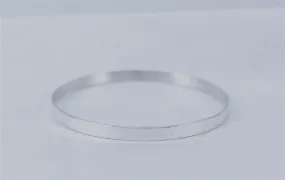 Hammered Flat Bangle