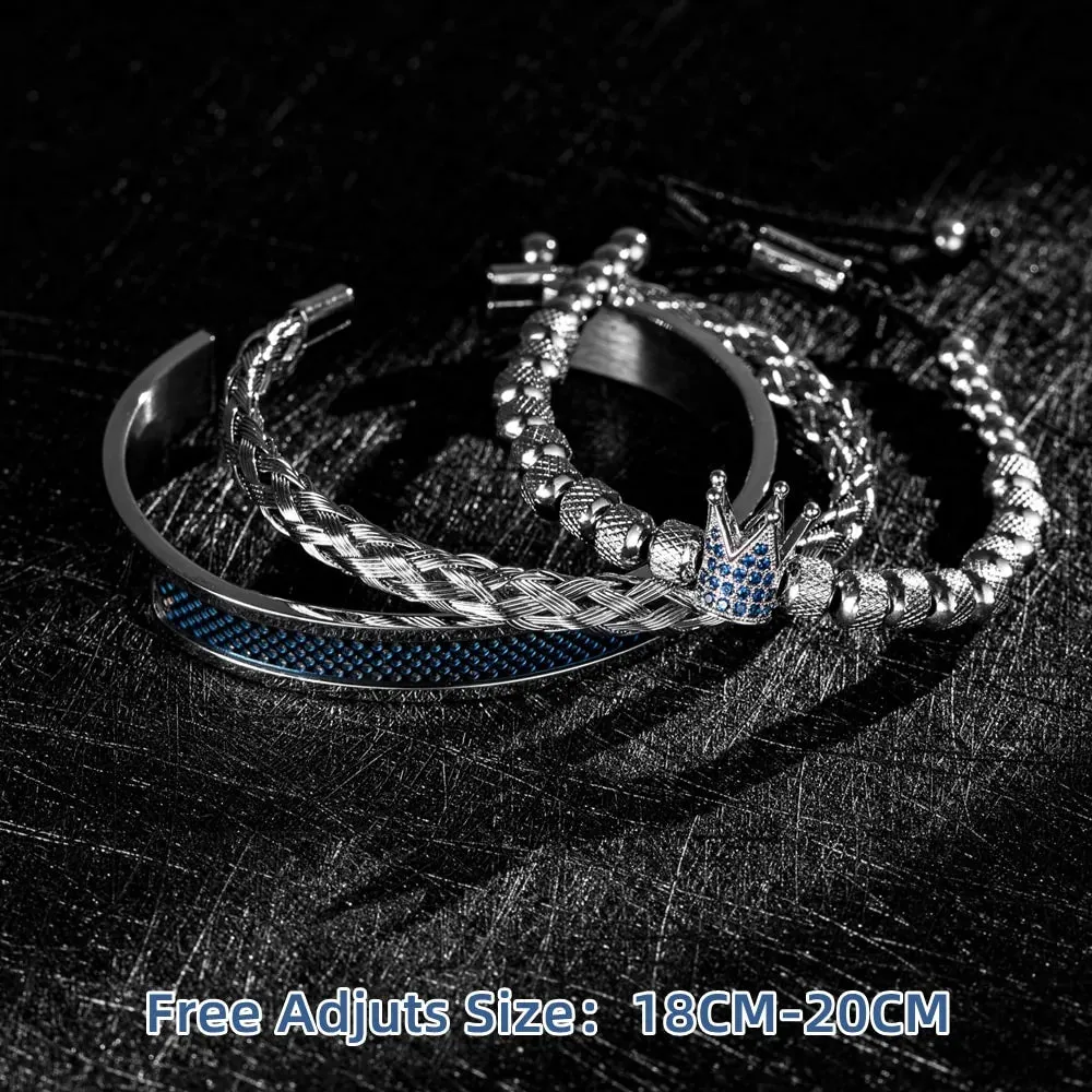 Handmade Men Crown Bracelets