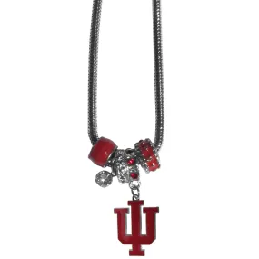 Indiana Hoosiers Euro Bead Necklace