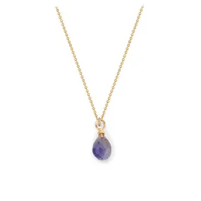 Iolite Tear Drop