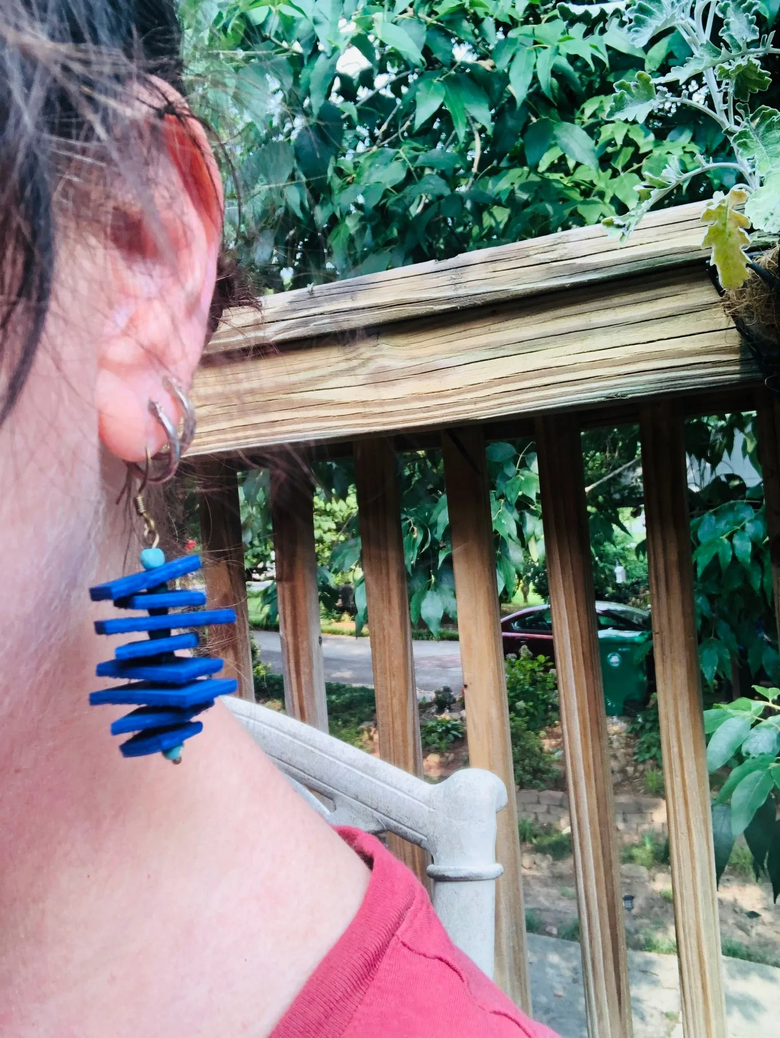 Jenga Earrings