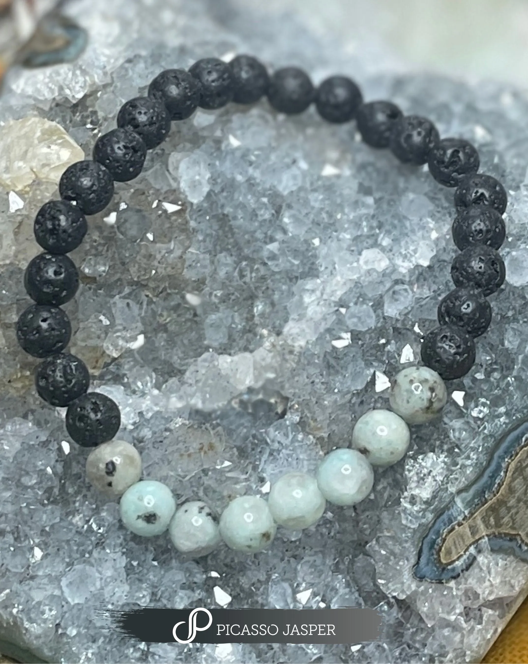 Kiwi   Lave Bracelet, Reiki Infused: Nurturing, Elevating Inner Peace, Supporting Personal Growth & Healing