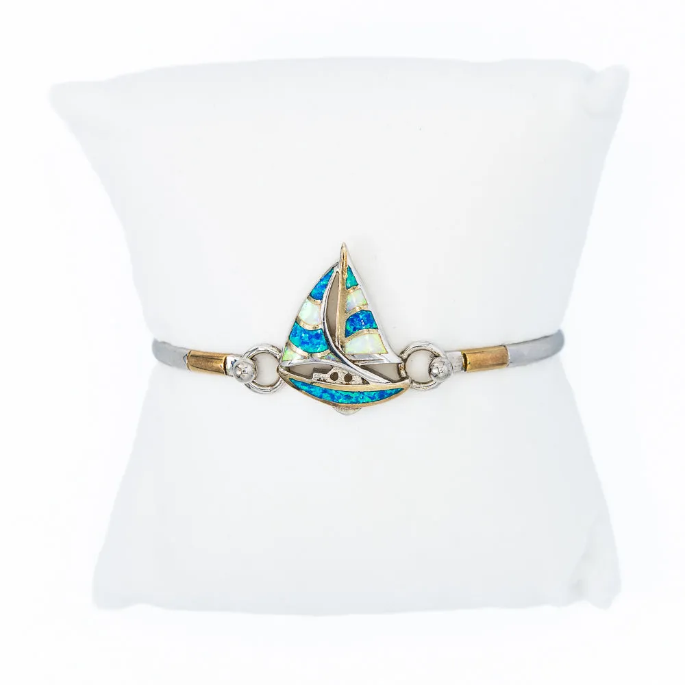 Kovel Blue Opal Sailboat Topper