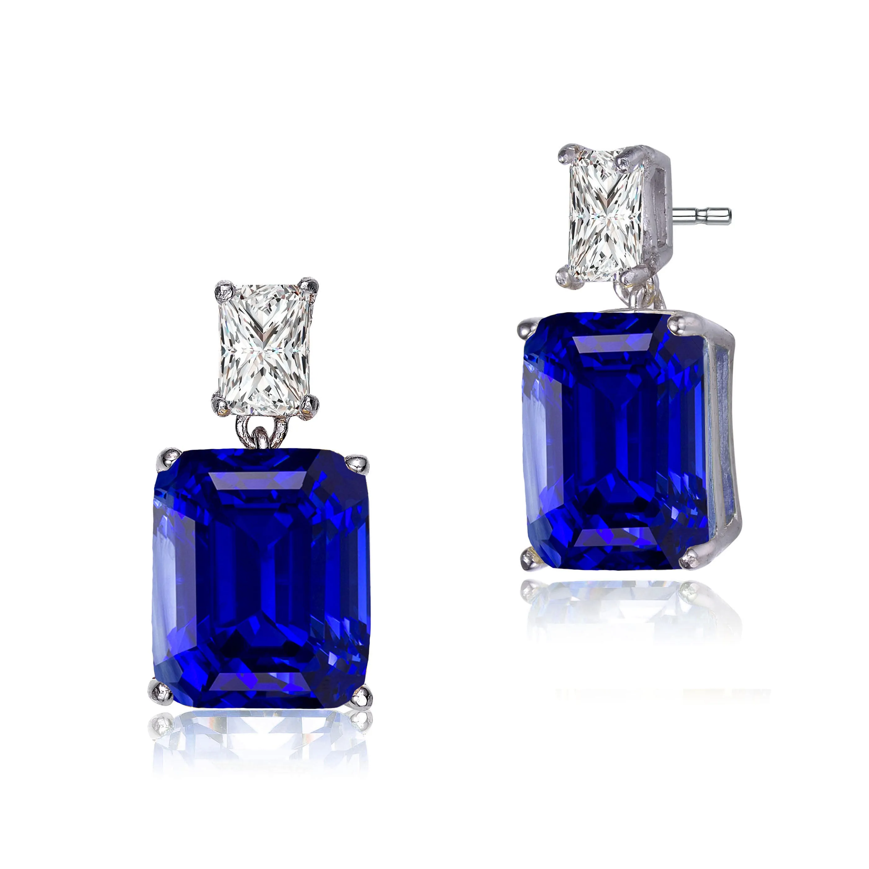 La Scène CZ Stud Earrings