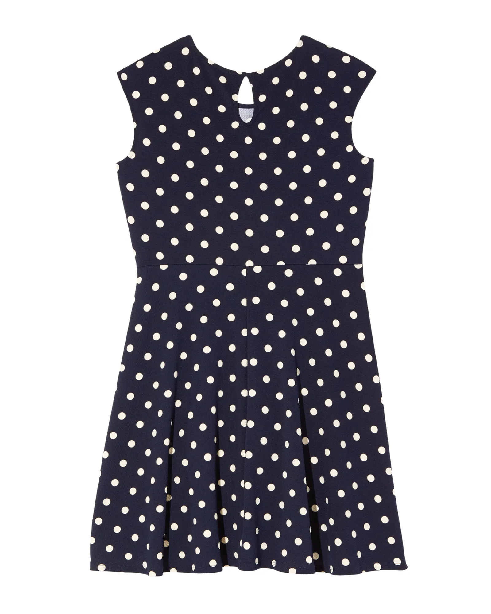 Lenoir Knit Printed Dress | Navy / White