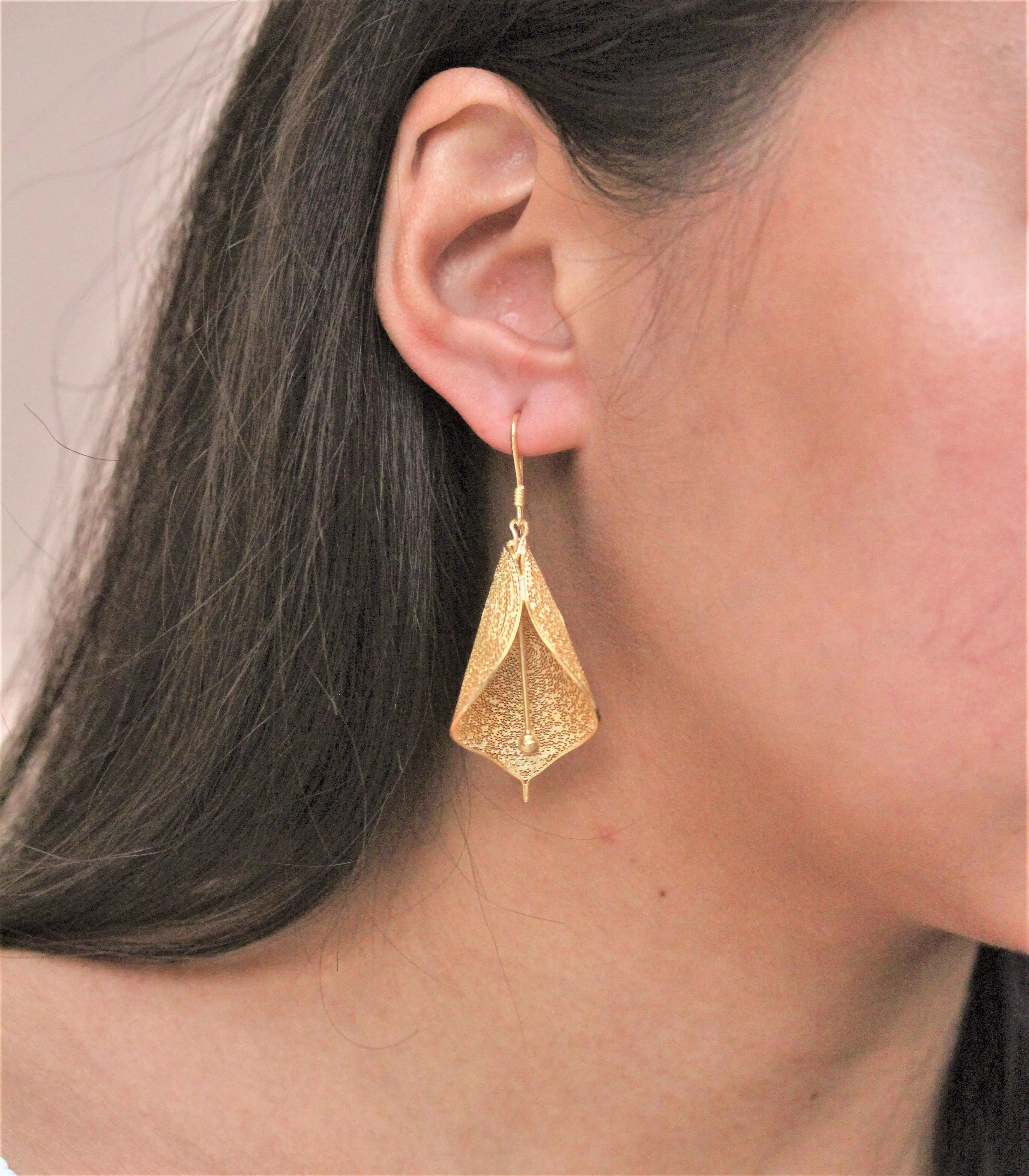 Liryo Calla Lily Drop Earrings