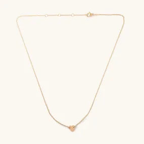 Lucy Gold Heart Necklace