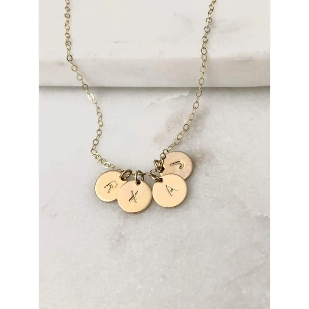 Luna Initial Necklace