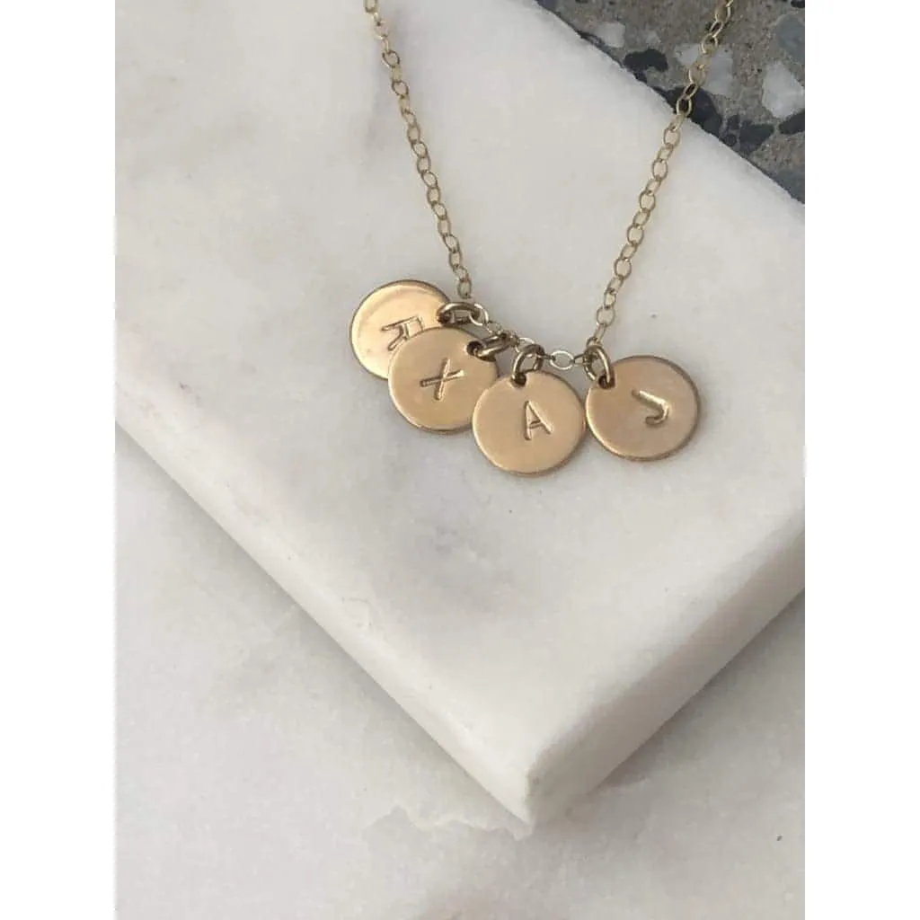 Luna Initial Necklace