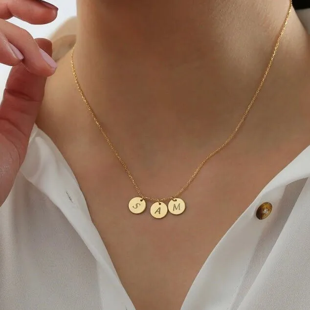 Luna Initial Necklace