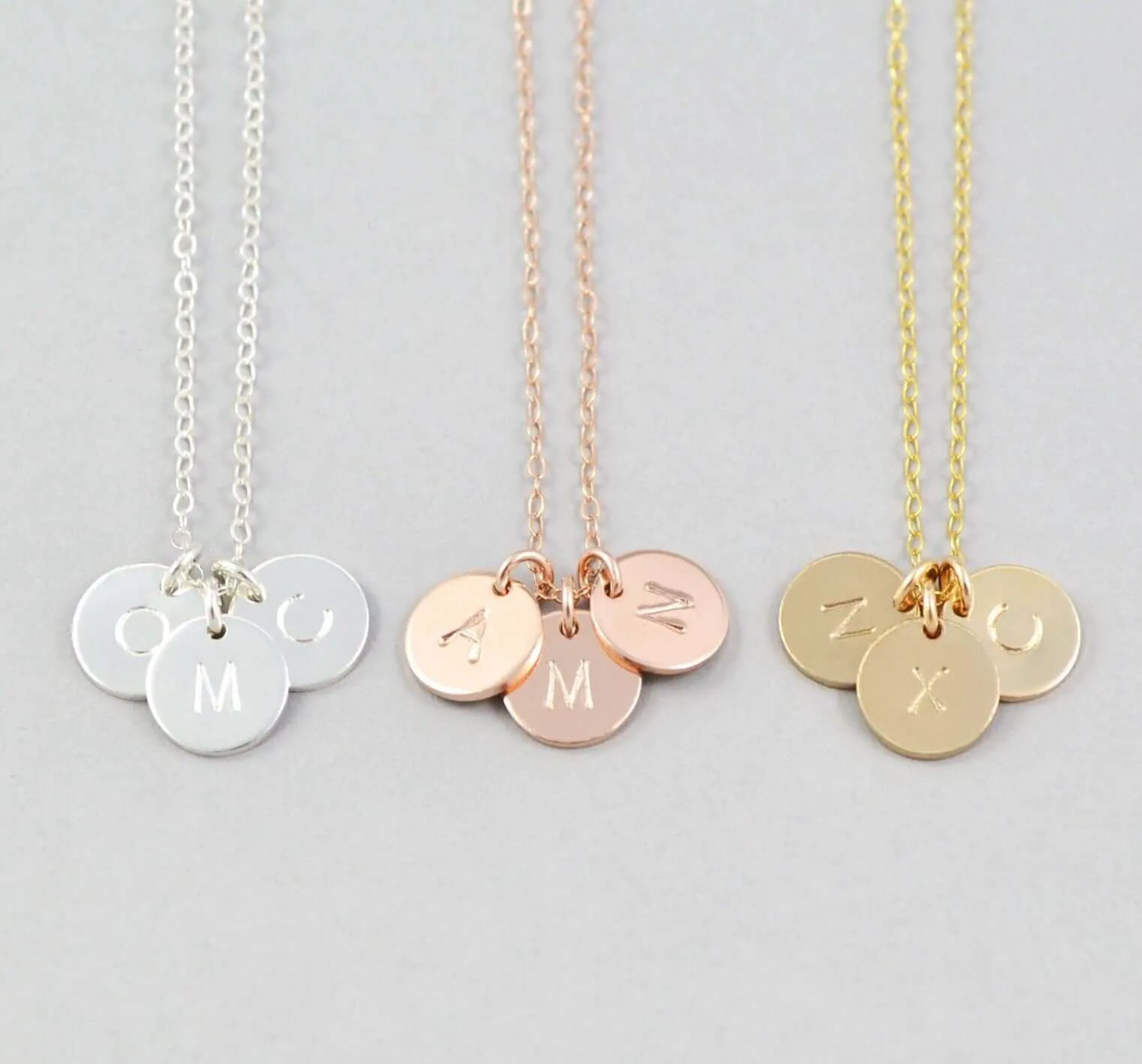 Luna Initial Necklace