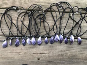 Magnificent Wampum Curved Necklaces