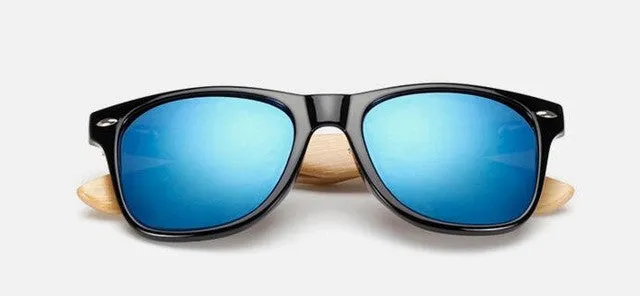 Men's Retro Wood Sunglasses