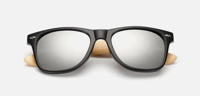 Men's Retro Wood Sunglasses