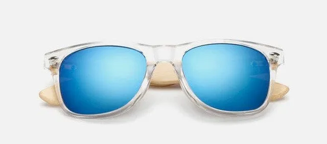 Men's Retro Wood Sunglasses