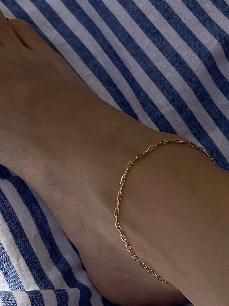 Micro Link Chain Anklet