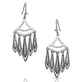 Montana Hammered Chandelier Earring