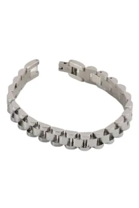 Natural Elements Silver Watch Band Bracelet