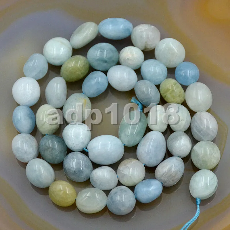 Natural Gemstone Freeform Potato 6x8-10x12mm Loose Beads on a 15.5" Strand