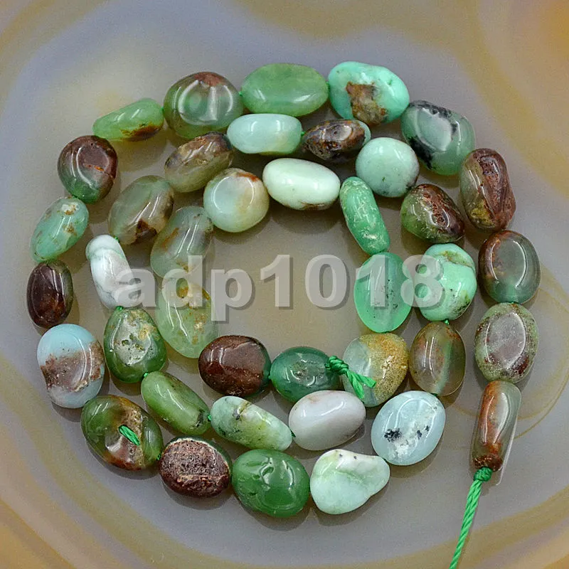 Natural Gemstone Freeform Potato 6x8-10x12mm Loose Beads on a 15.5" Strand