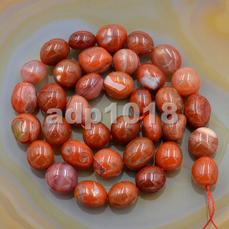 Natural Gemstone Freeform Potato 6x8-10x12mm Loose Beads on a 15.5" Strand