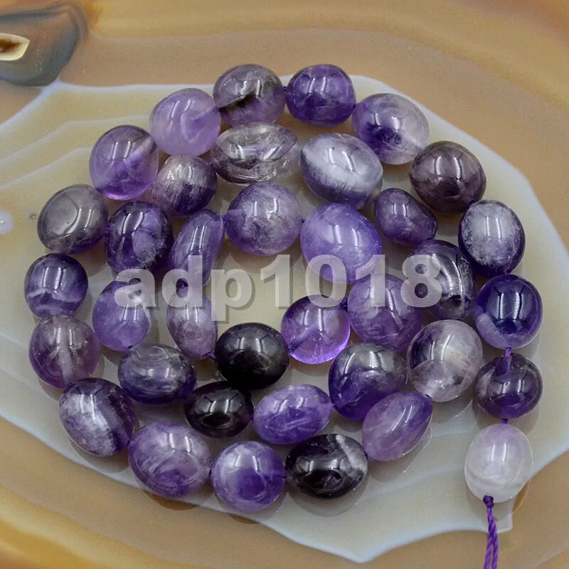 Natural Gemstone Freeform Potato 6x8-10x12mm Loose Beads on a 15.5" Strand