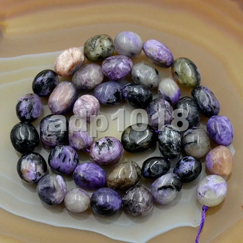 Natural Gemstone Freeform Potato 6x8-10x12mm Loose Beads on a 15.5" Strand