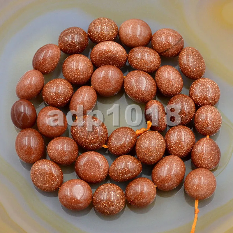 Natural Gemstone Freeform Potato 6x8-10x12mm Loose Beads on a 15.5" Strand