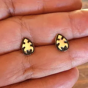 Navajo Turtle Post Earrings