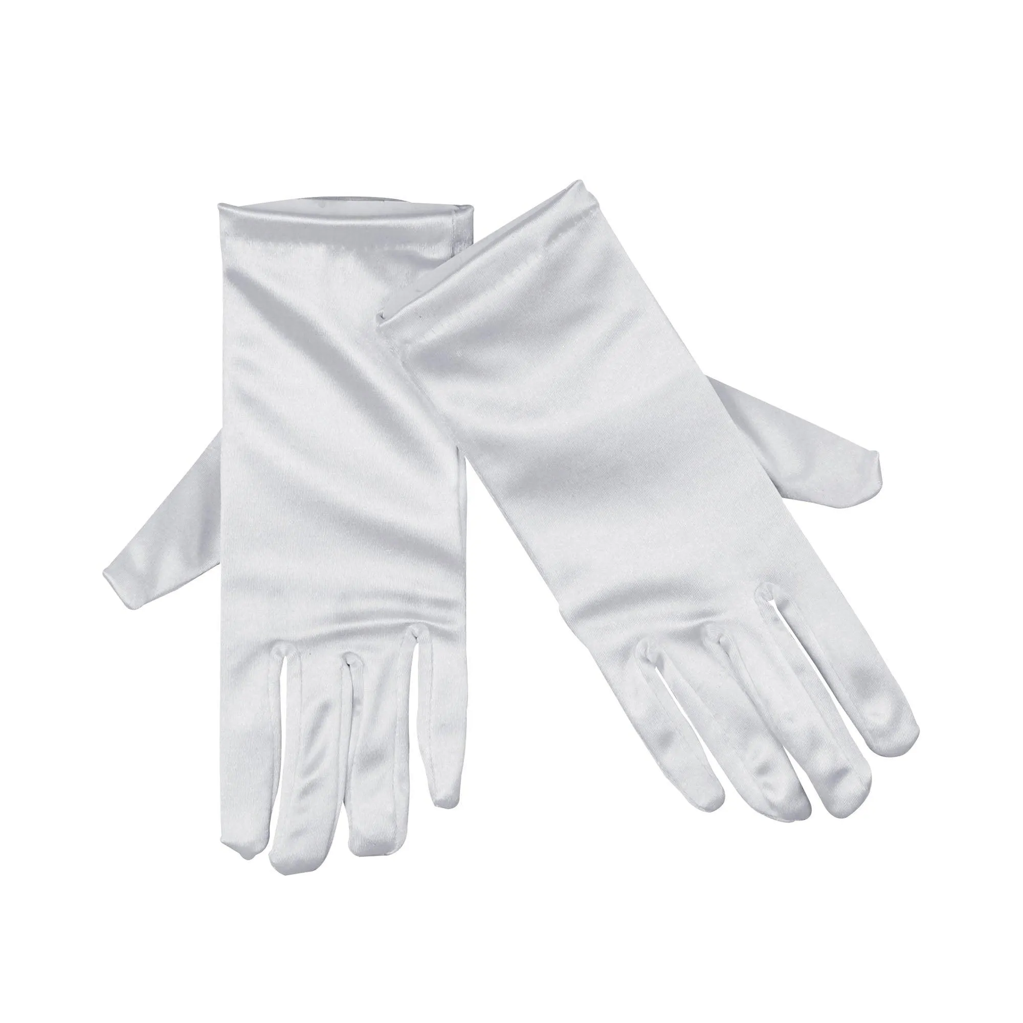 NEW Themed 20s White Satin Gloves Burlesque Magician Xmas Gloves