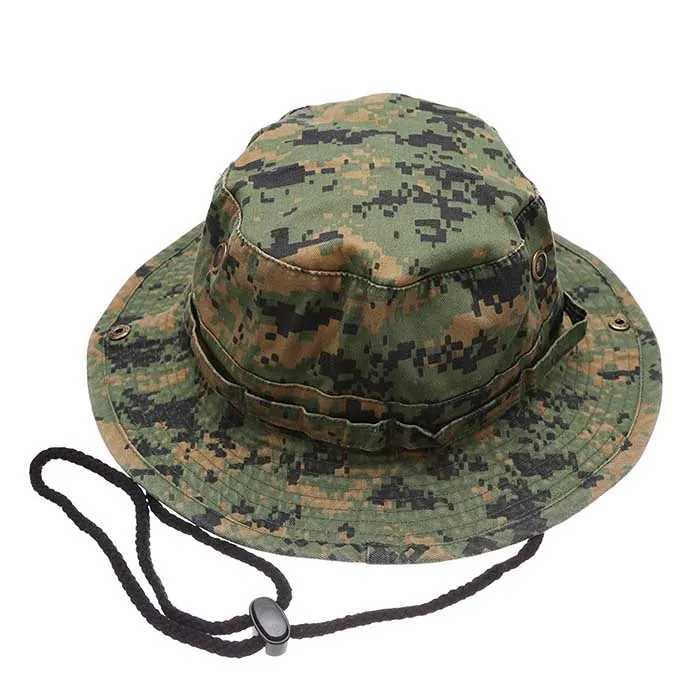 Newhattan  Cotton Camo Safari Bucket hats Foldable Unisex