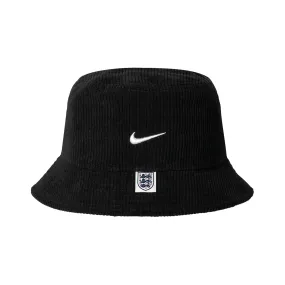 Nike England Corduroy Bucket Hat 24/25 (Black)