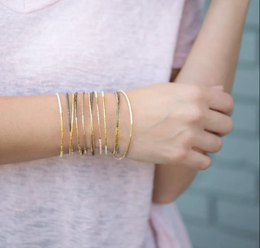 Norah Bangle, White Opal