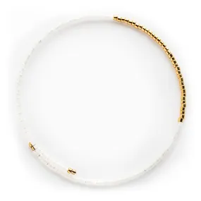 Norah Bangle, White Opal