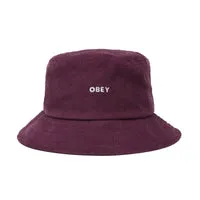 Obey bold corduroy bucket hat