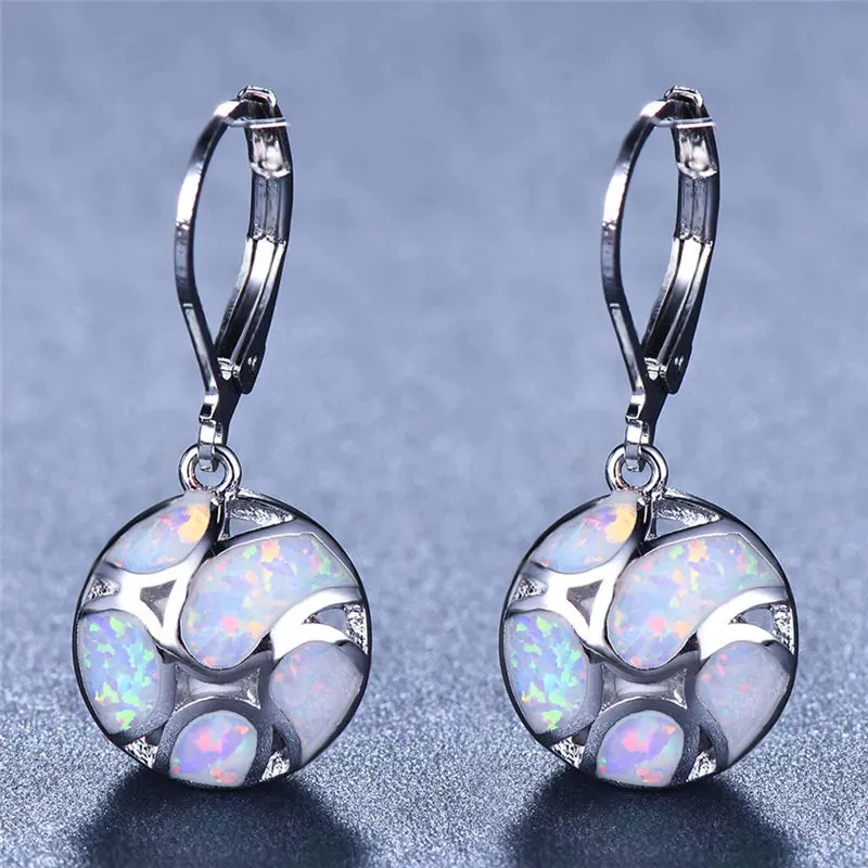 Opal Dangle Earrings