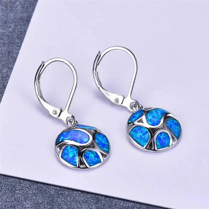 Opal Dangle Earrings