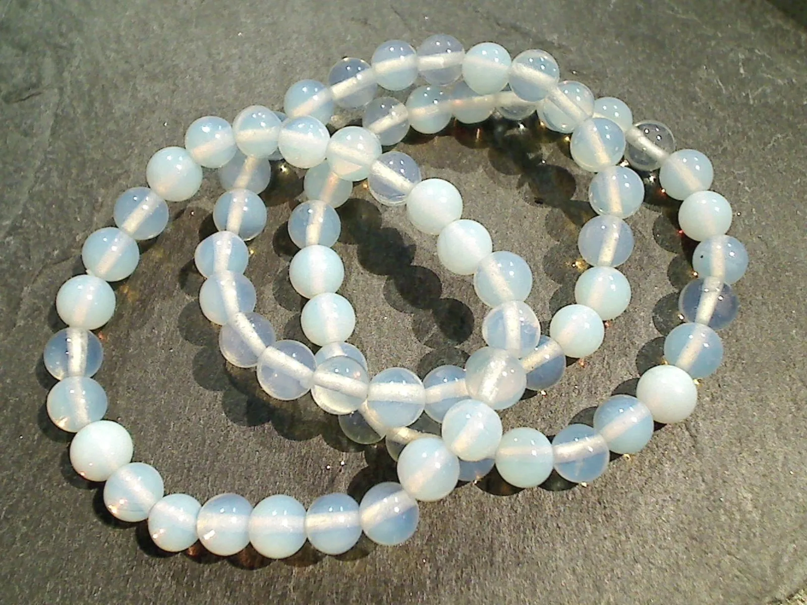 Opalite 8MM Stretch Bracelet