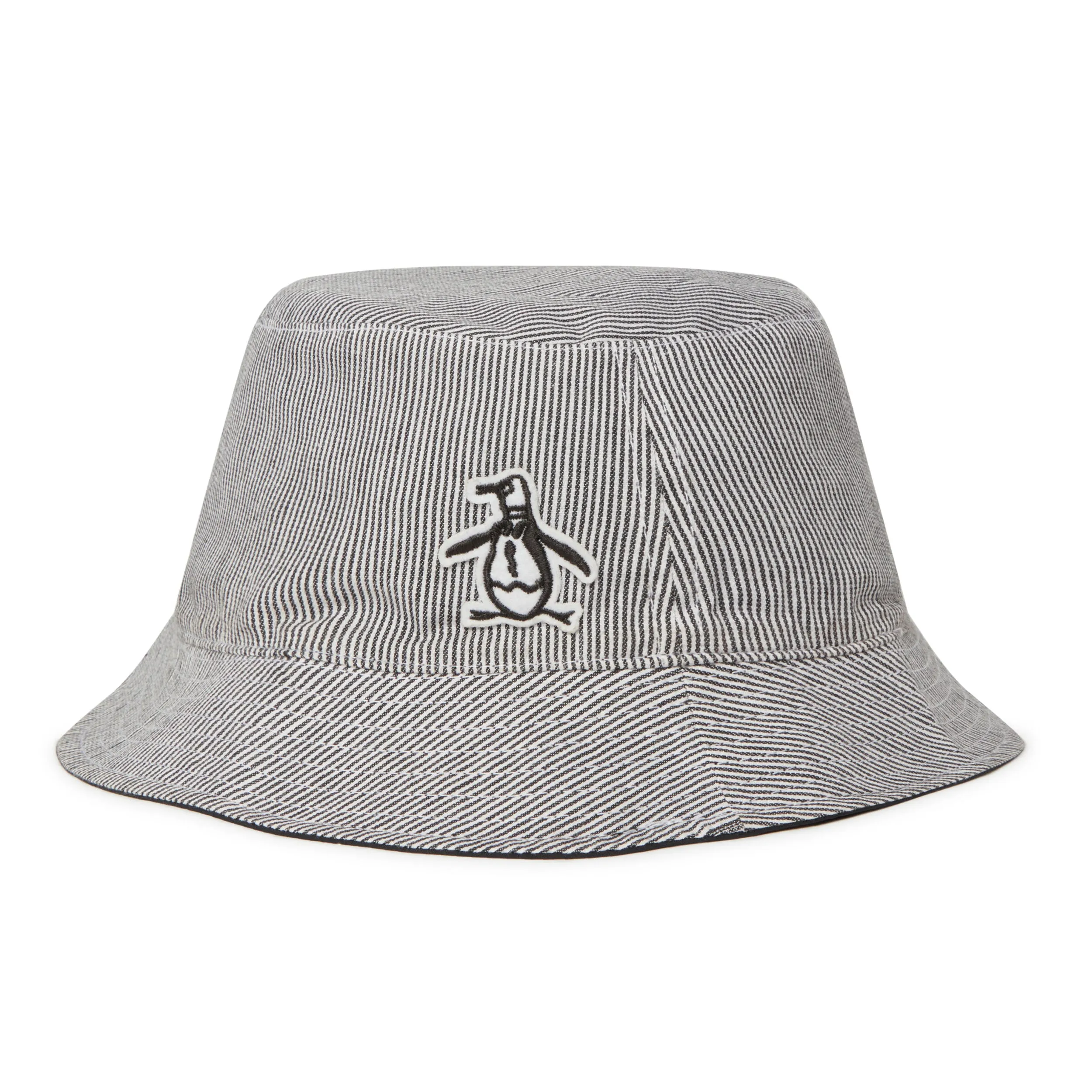 Original Penguin Golf Railroad Stripe Reversible Bucket Hat