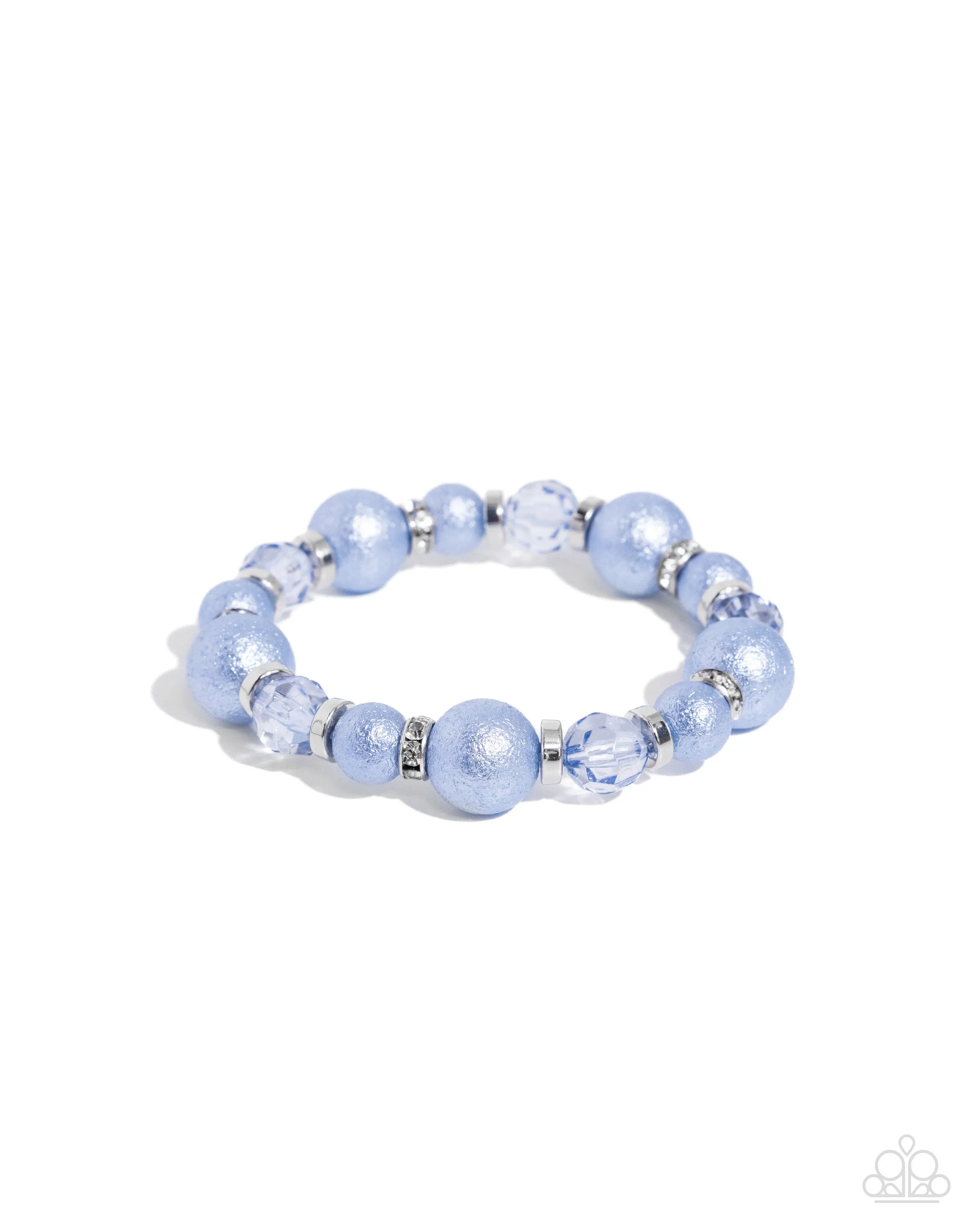 Pearl Protagonist - Blue bracelet - Paparazzi Accessories