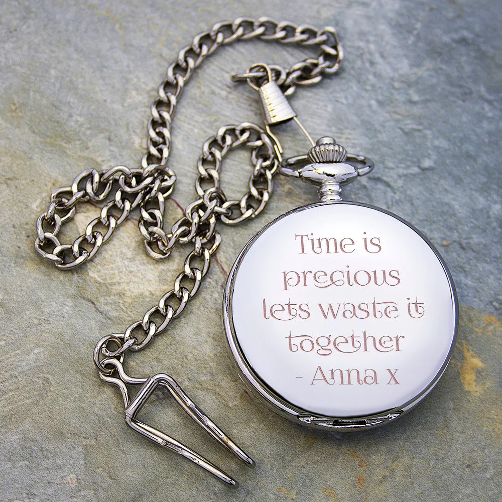 Personalised Valentine's Day Pocket Watch