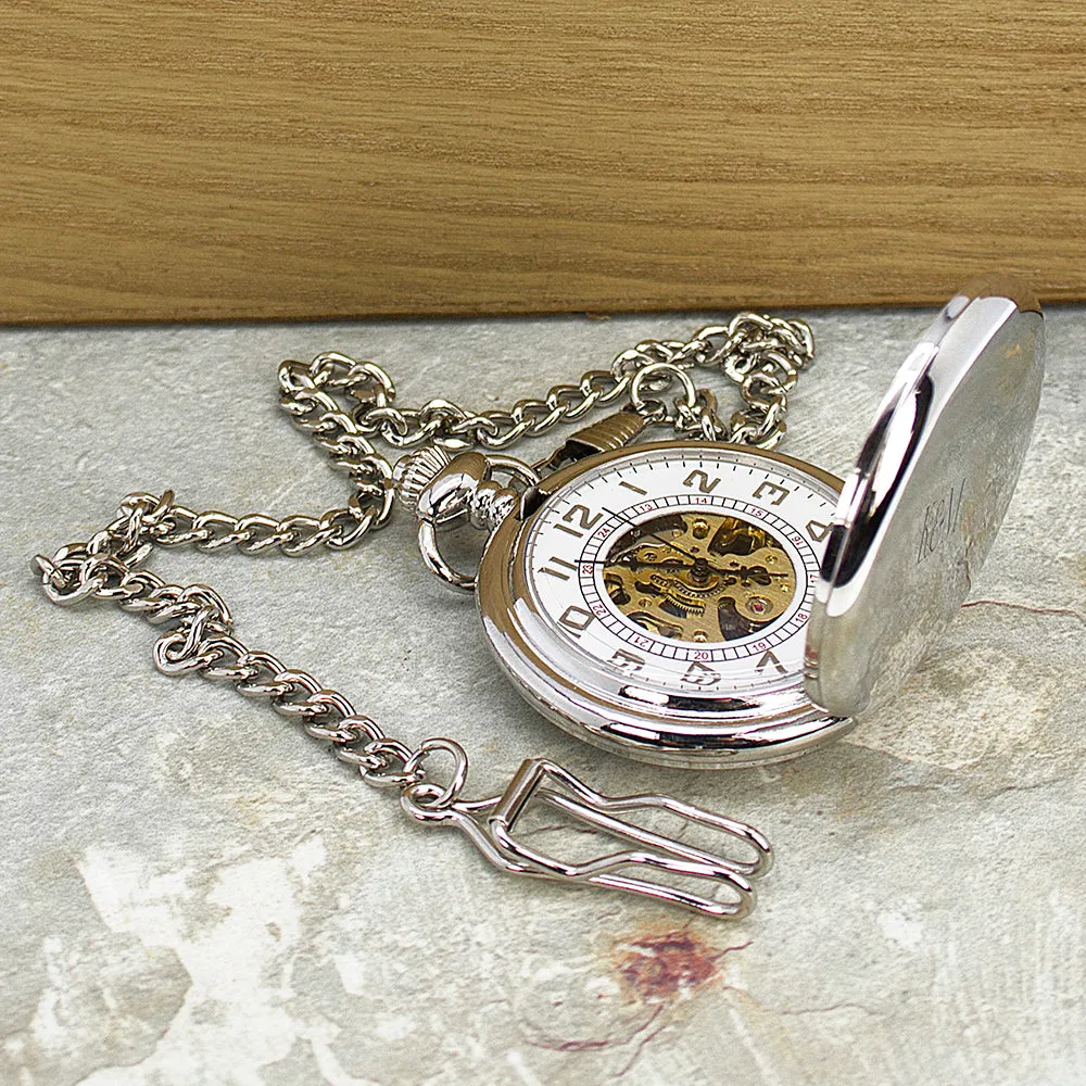 Personalised Valentine's Day Pocket Watch