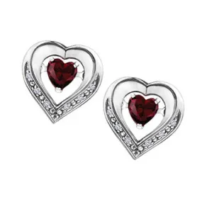 "REANNA" PULSE™ RUBY DIAMOND EARRINGS