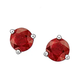 "REBECA" RUBY STUDS