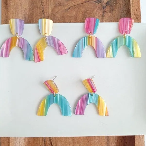 Rainbow Arch Earrings