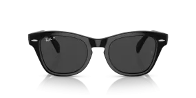 Ray-Ban 707 Polarized Sunglasses - Black/Polar Black