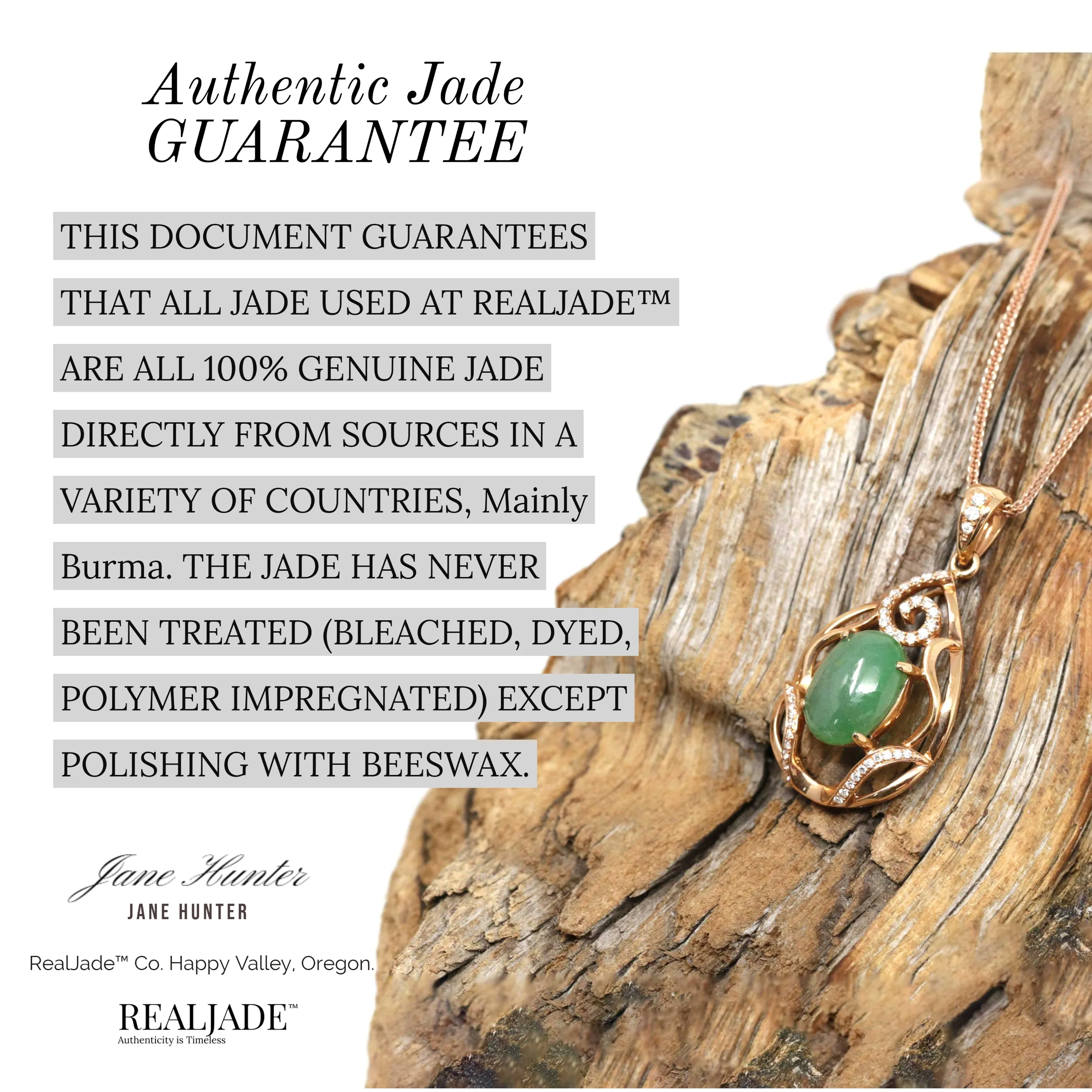 RealJade® 18k Rose Gold & Genuine Burmese Imperial Green & Ice Jadeite Necklace